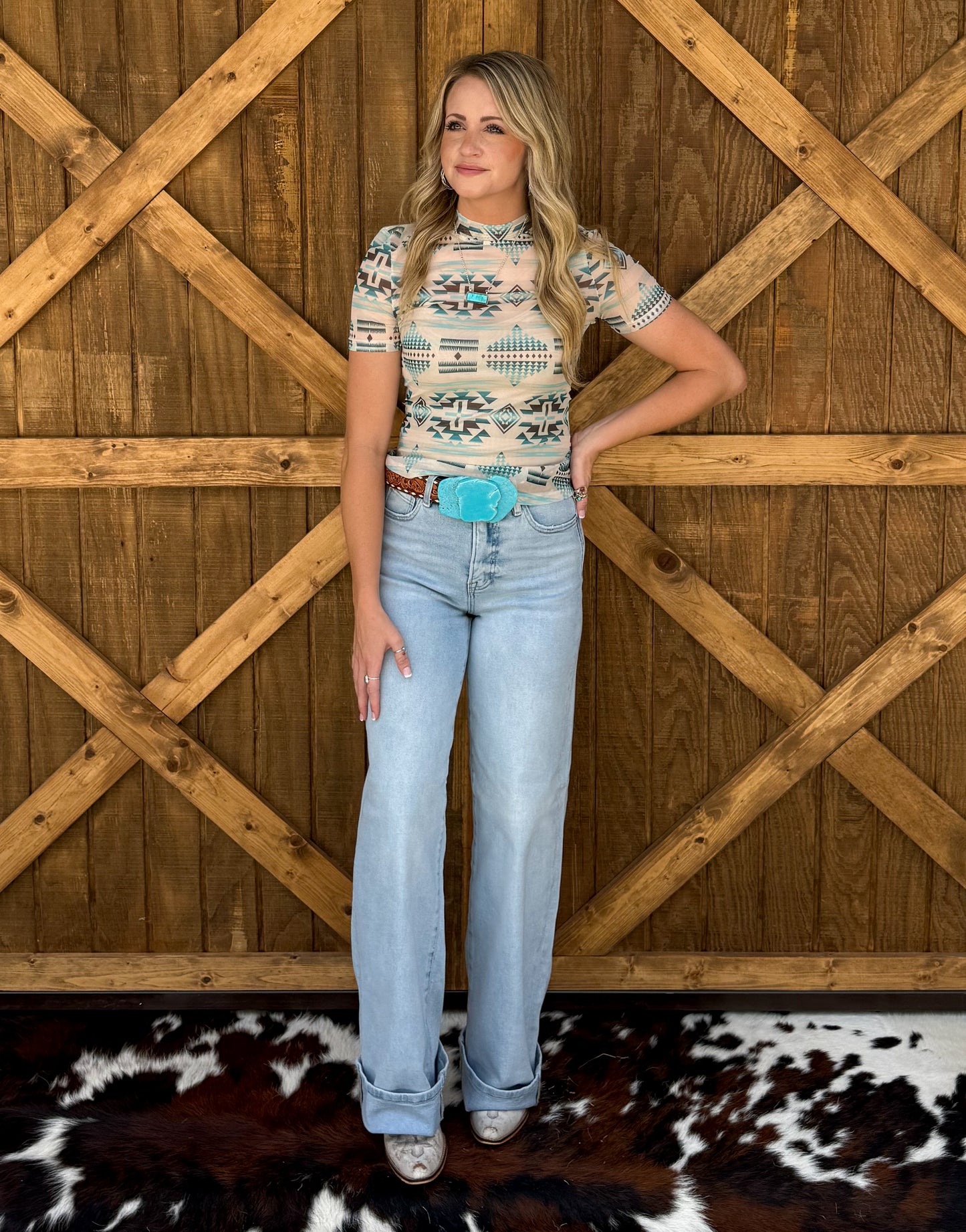 Oceanside Mesh Top
