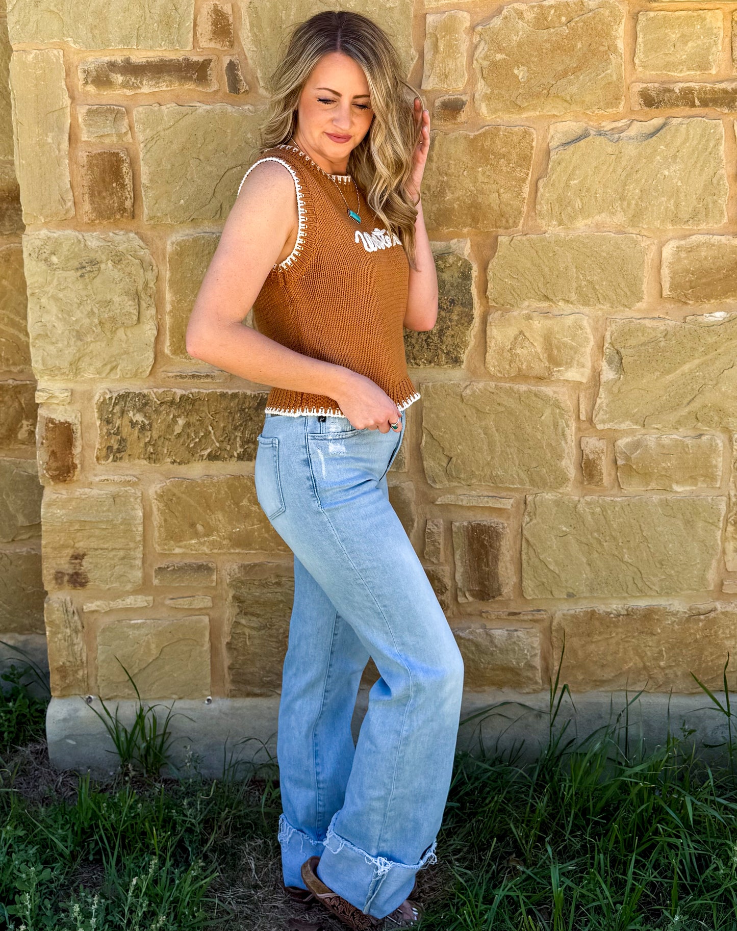 Western Sweater Vest