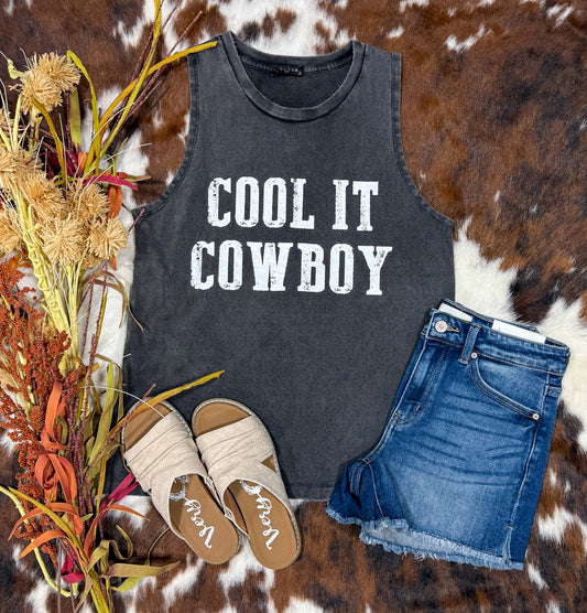 Cool It Cowboy Tank *Black