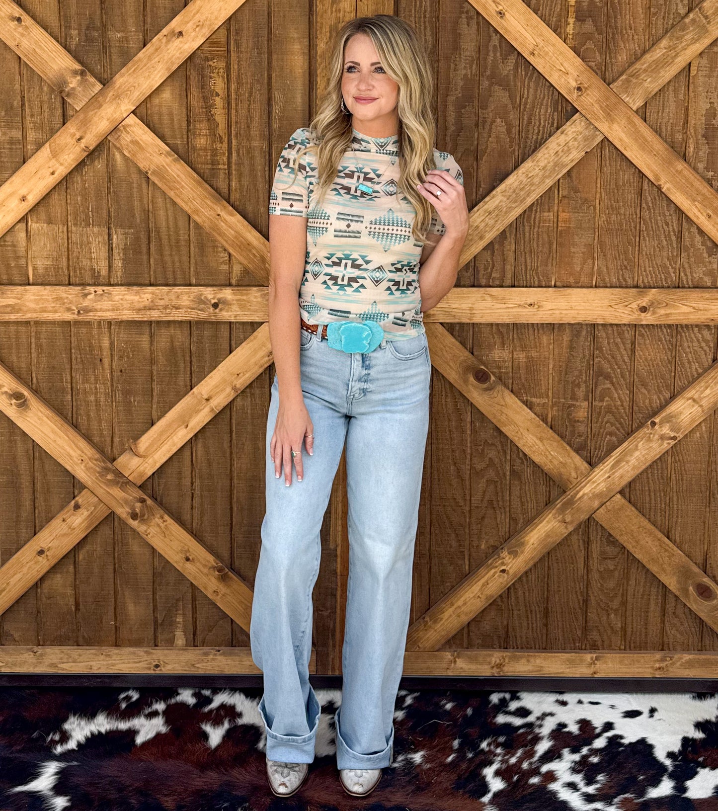 Oceanside Mesh Top