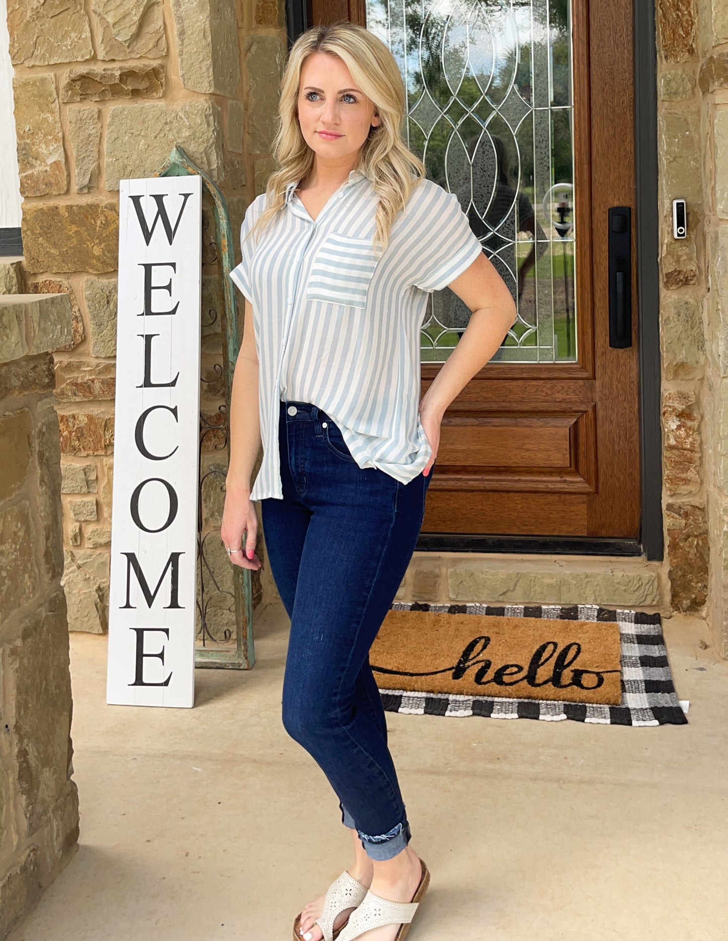 The Blissful Striped Top