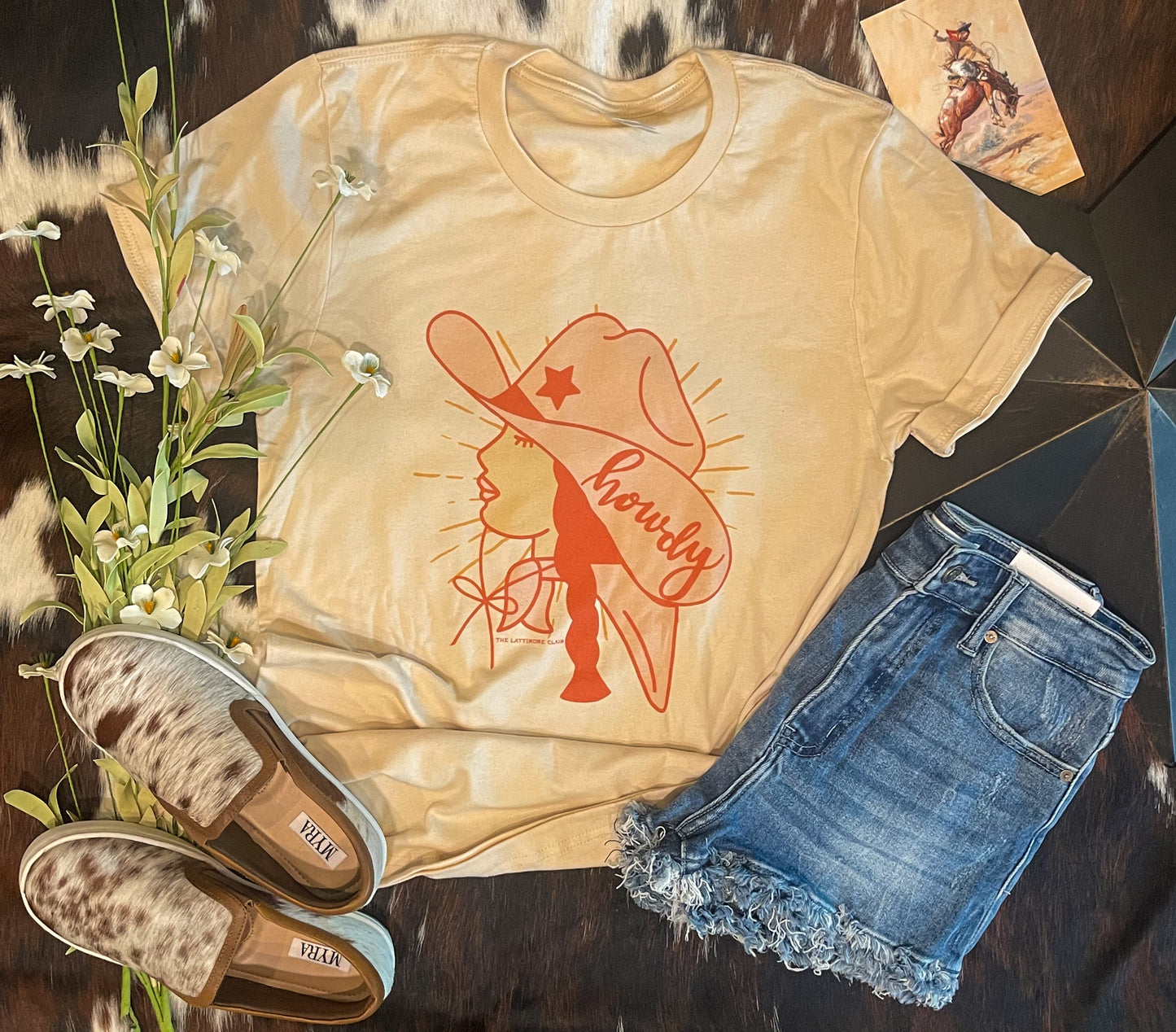 Howdy Cowgirl Tee