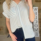 The Blissful Striped Top