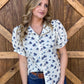 Cowboy Button-Up Top