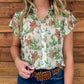 Cactus Cowgirl Sheer Blouse