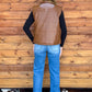 Leather Boot Stitch Vest
