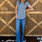 The Abby Top *Pebble