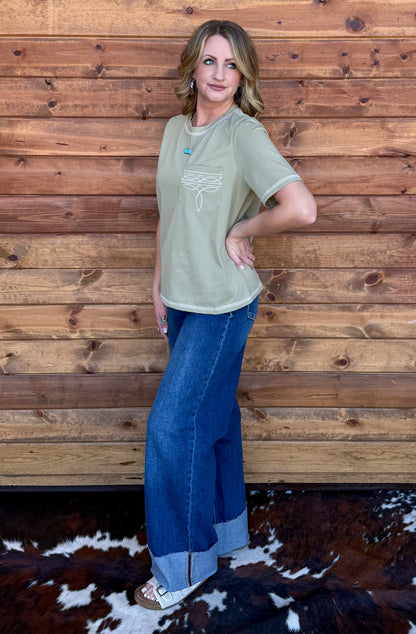 Boot Stitch Tee