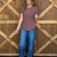 The Abby Top *Red Bean