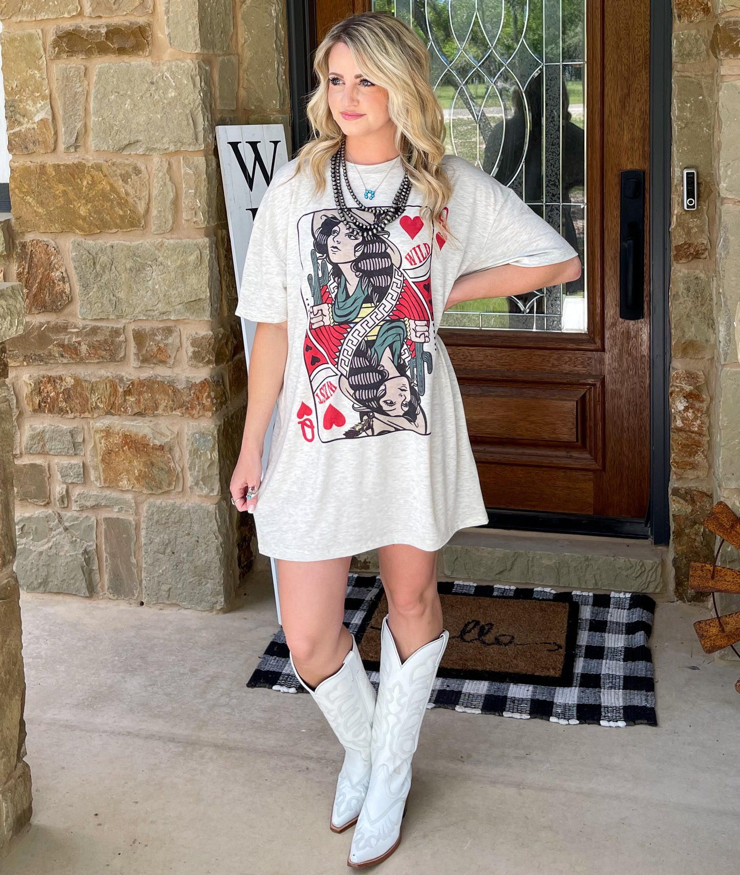 Queen of Hearts T-Shirt Dress