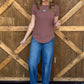 The Abby Top *Red Bean