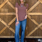 The Abby Top *Red Bean