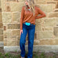 Swanky Leather Long Sleeve *Saddle