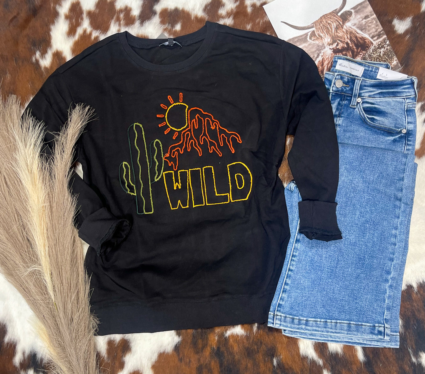 Wild Embroidered Sweatshirt