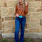 Swanky Leather Long Sleeve *Saddle