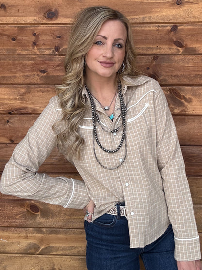 The Topeka Plaid Pearl Snap