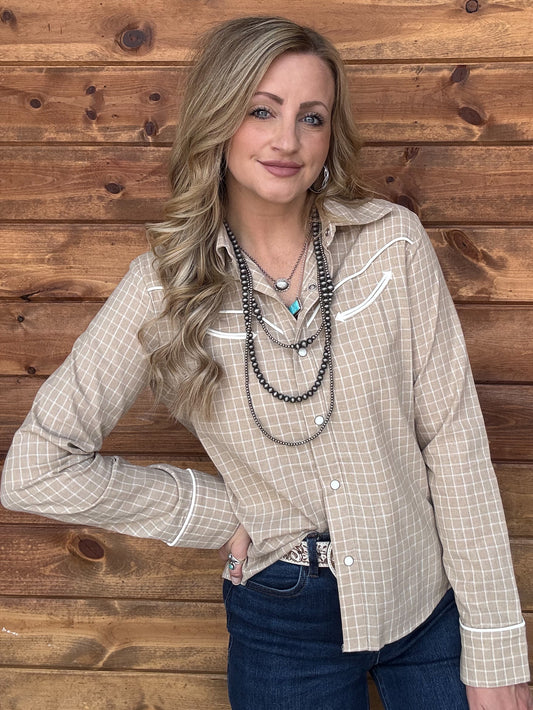 The Topeka Plaid Pearl Snap