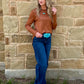Swanky Leather Long Sleeve *Saddle