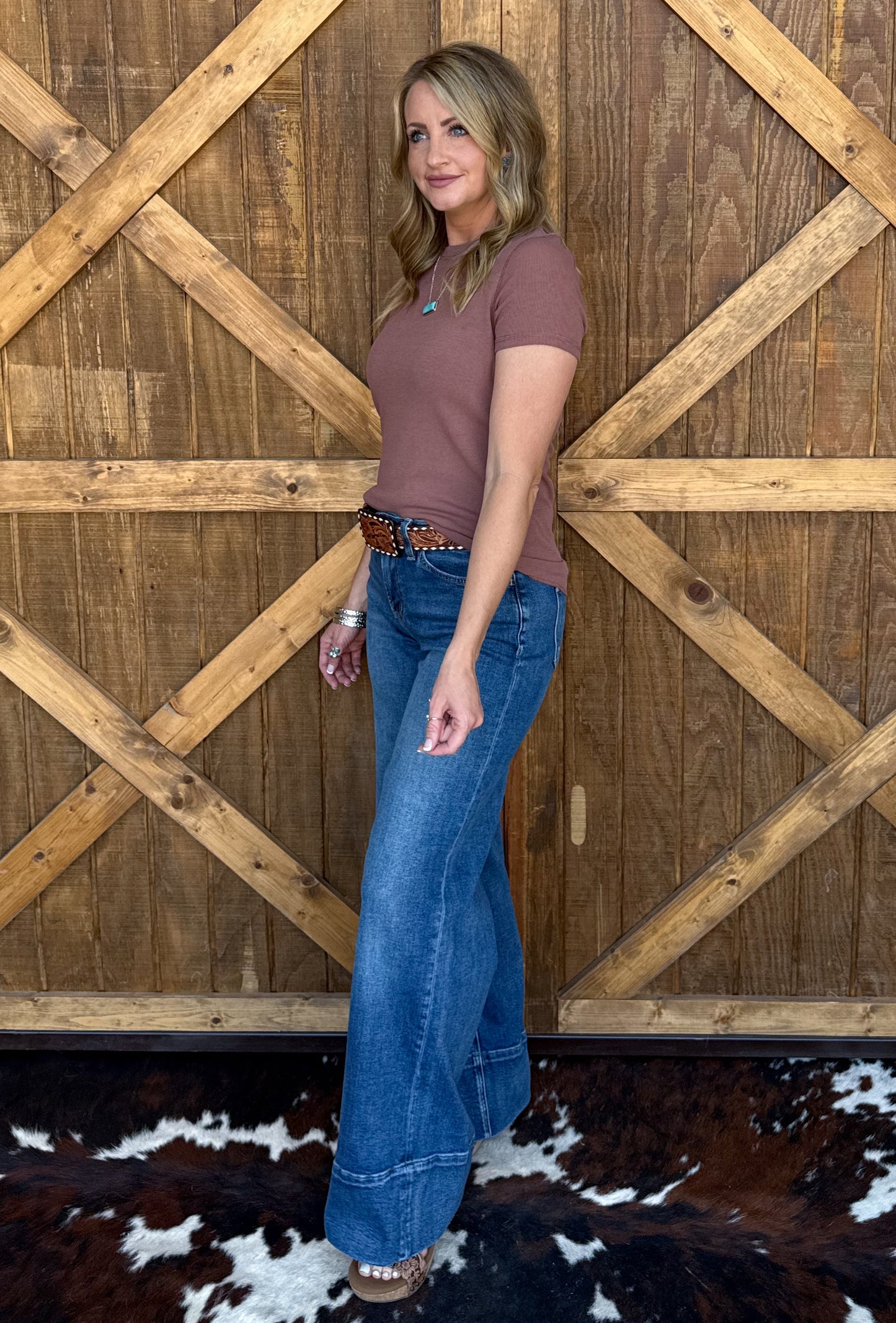 The Abby Top *Red Bean