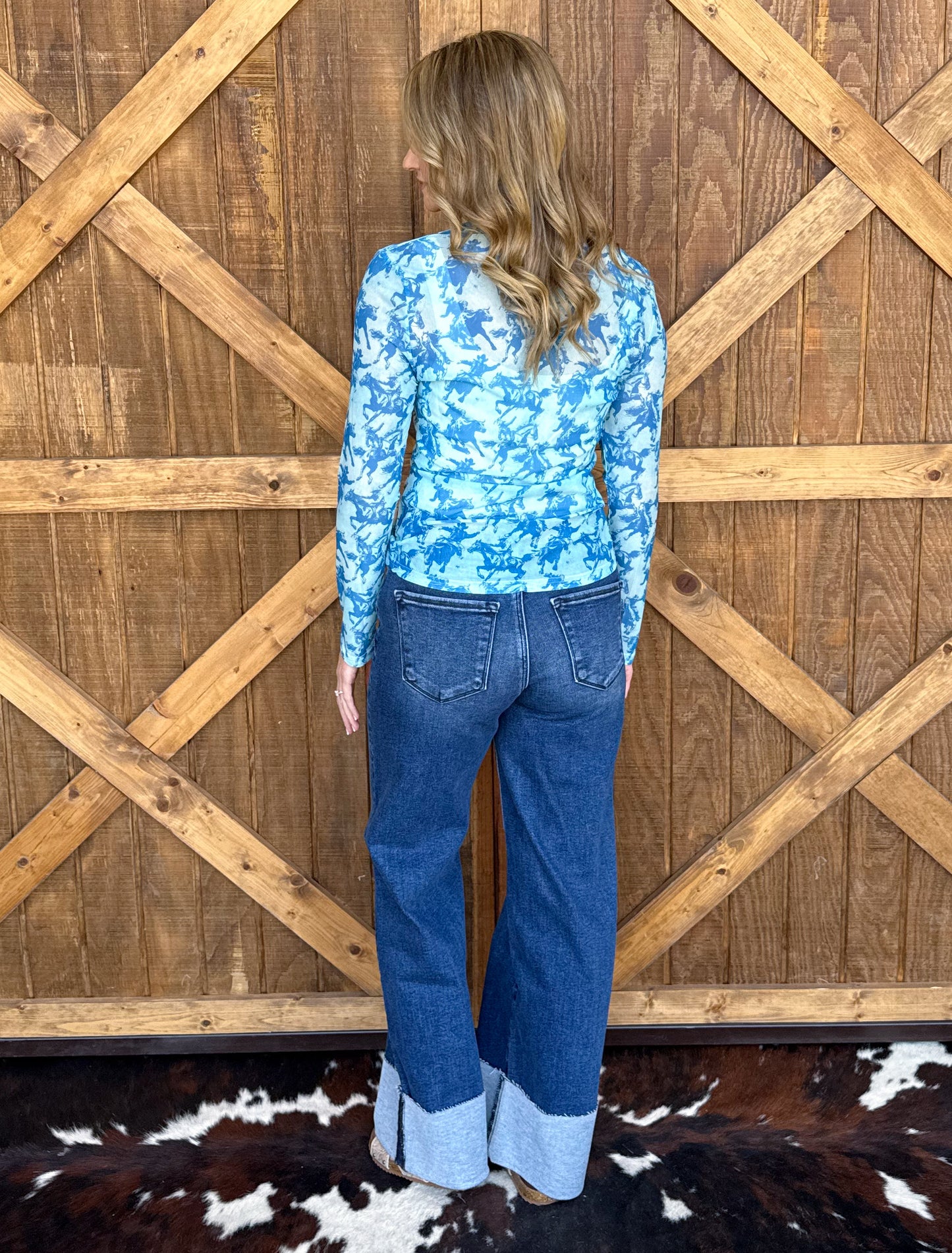 The Roughstock Mesh Top