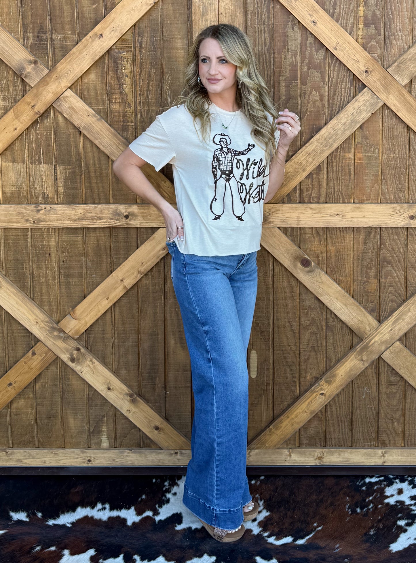 Wild West Embroidered Tee