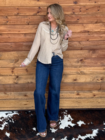 The Topeka Plaid Pearl Snap
