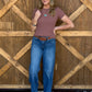 The Abby Top *Red Bean