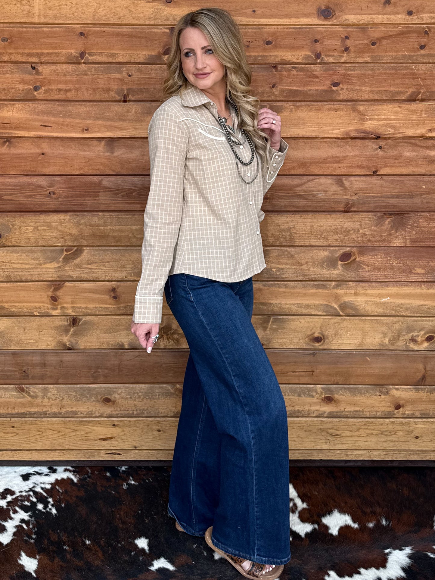 The Topeka Plaid Pearl Snap