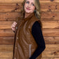 Leather Boot Stitch Vest