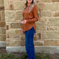 Swanky Leather Long Sleeve *Saddle