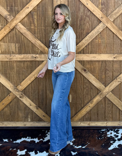 Wild West Embroidered Tee