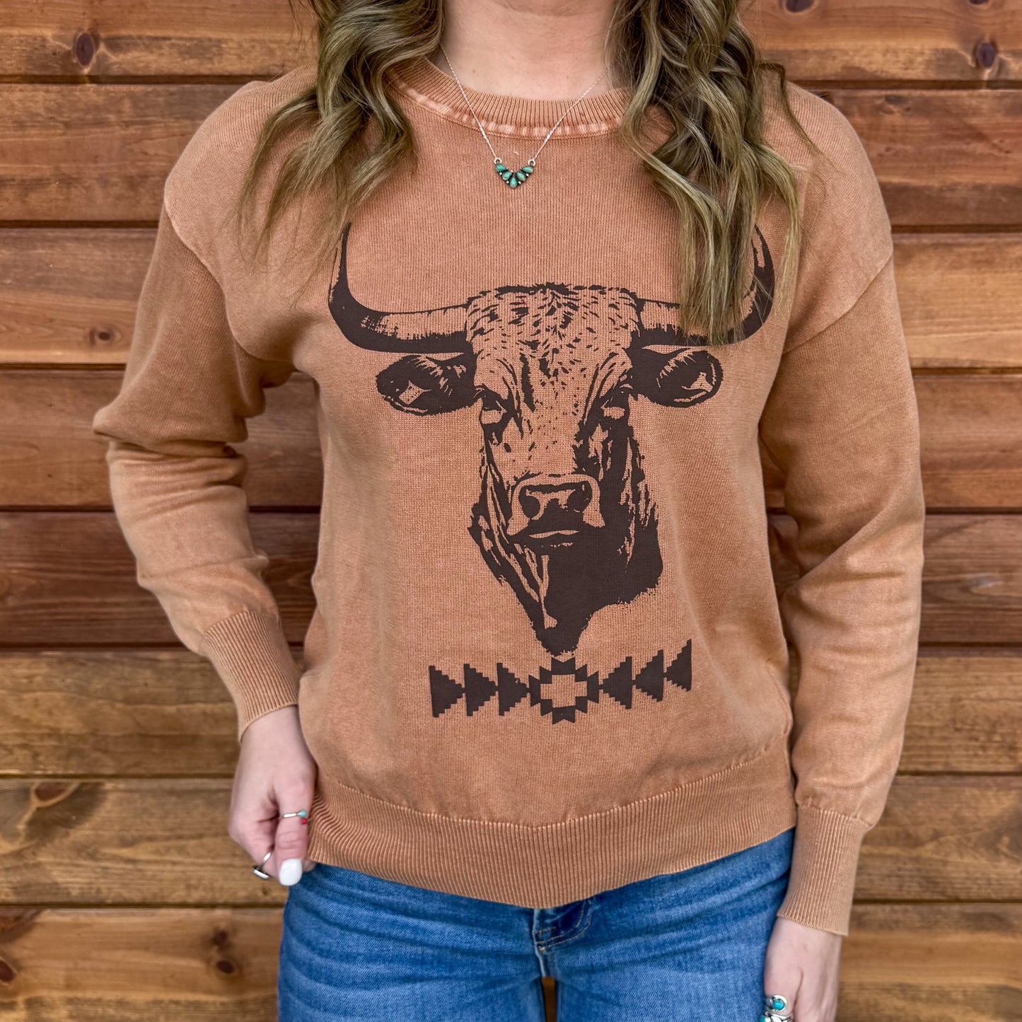 Blazin' Bull Sweater