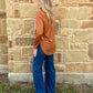 Swanky Leather Long Sleeve *Saddle