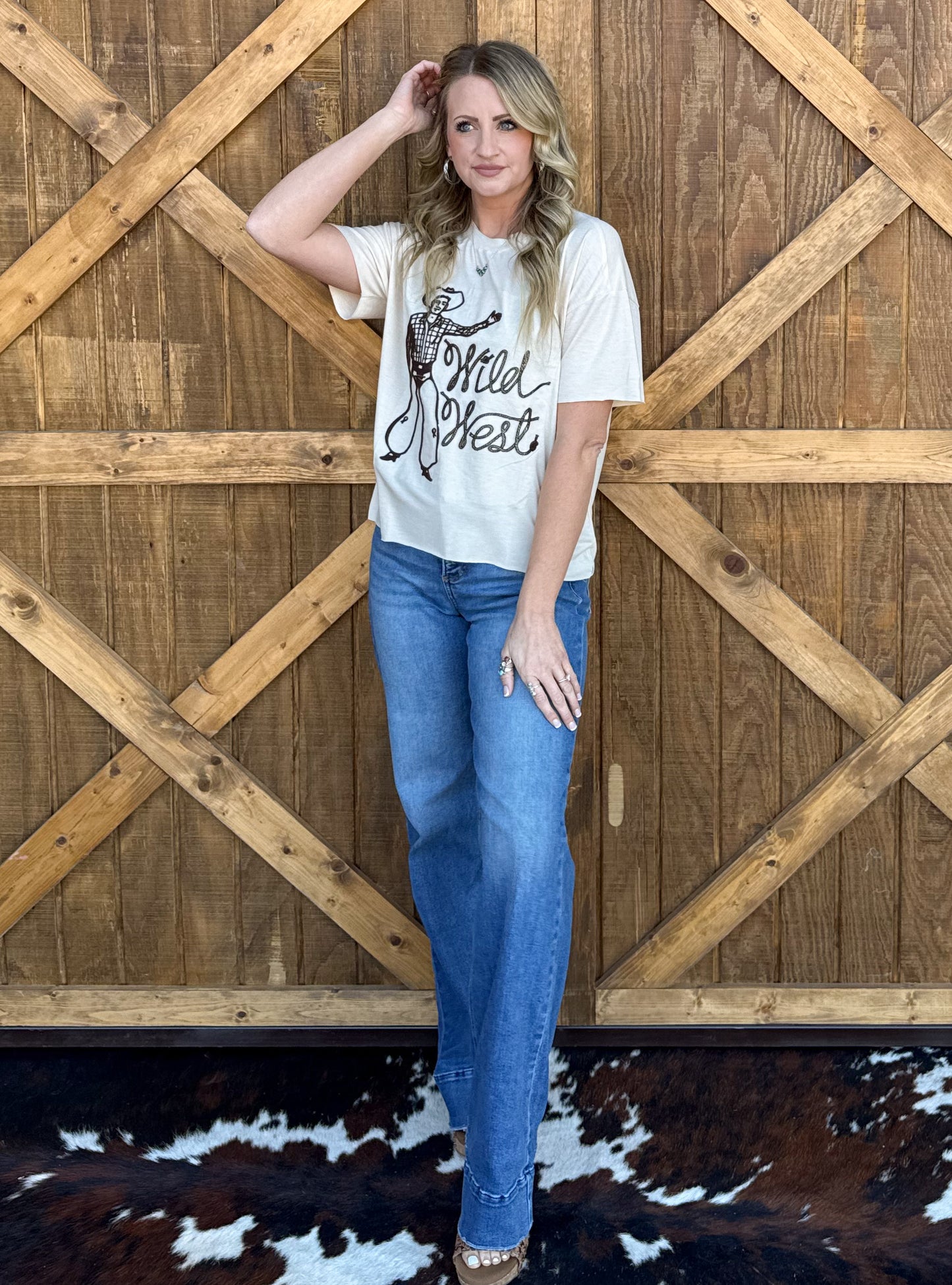 Wild West Embroidered Tee