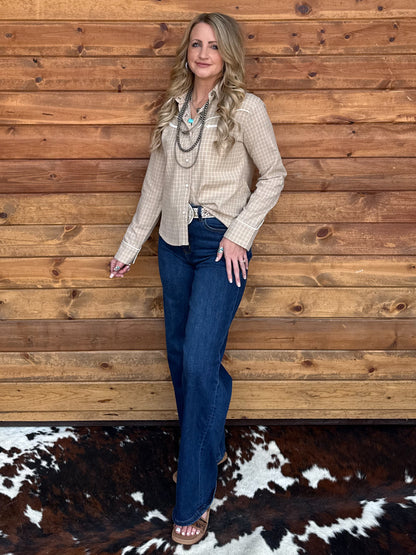 The Topeka Plaid Pearl Snap