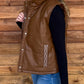 Leather Boot Stitch Vest