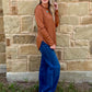 Swanky Leather Long Sleeve *Saddle