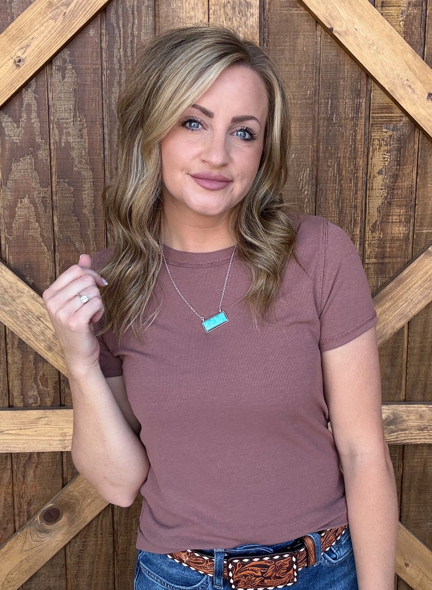 The Abby Top *Red Bean