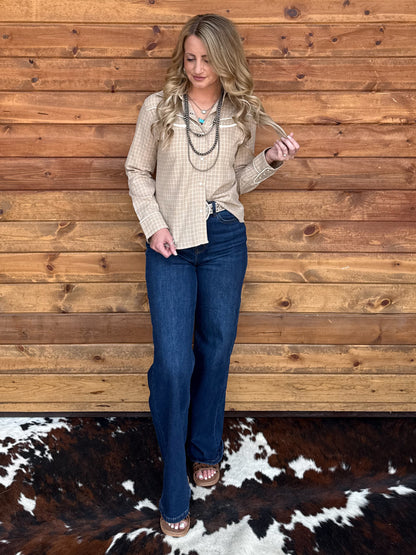 The Topeka Plaid Pearl Snap