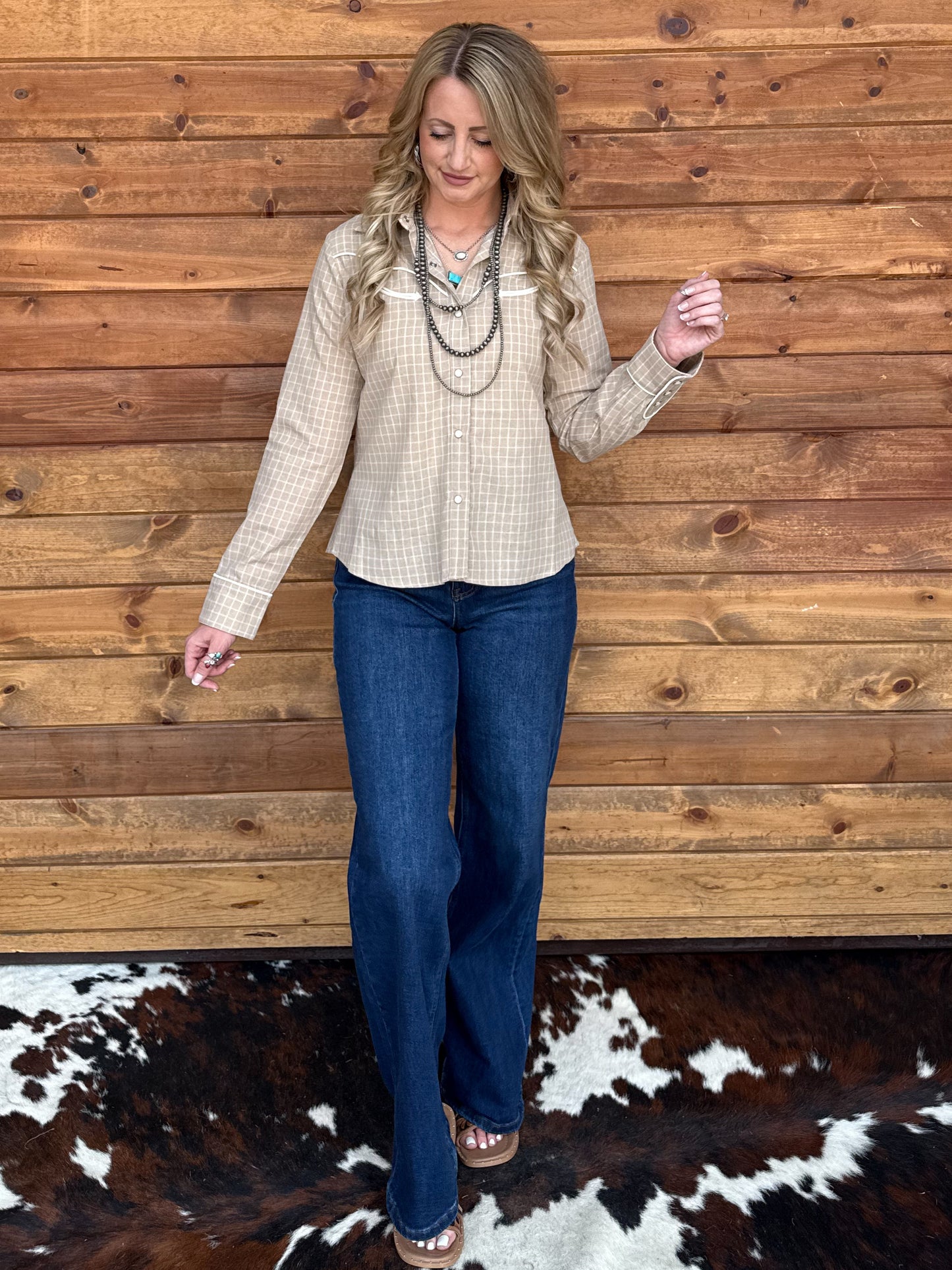 The Topeka Plaid Pearl Snap