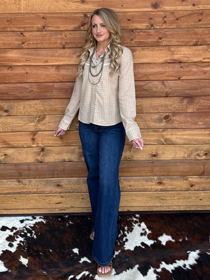 The Topeka Plaid Pearl Snap