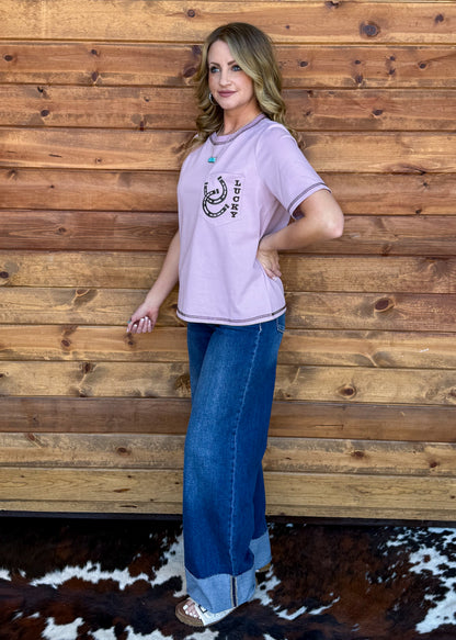 Lucky Horseshoe Tee