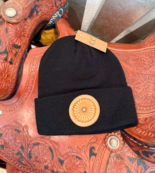 Pinwheel Patch Beanie