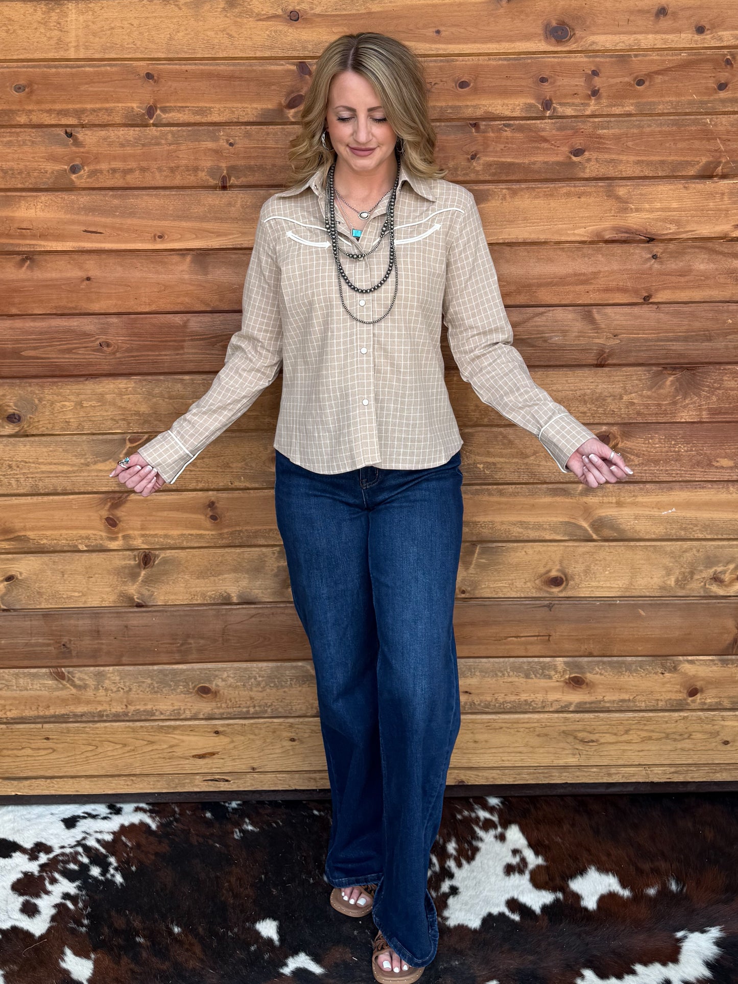 The Topeka Plaid Pearl Snap