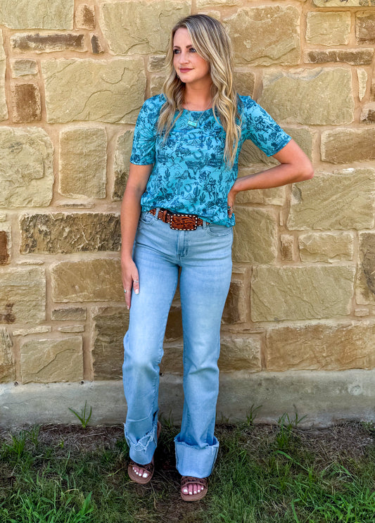 Turquoise Desert Top
