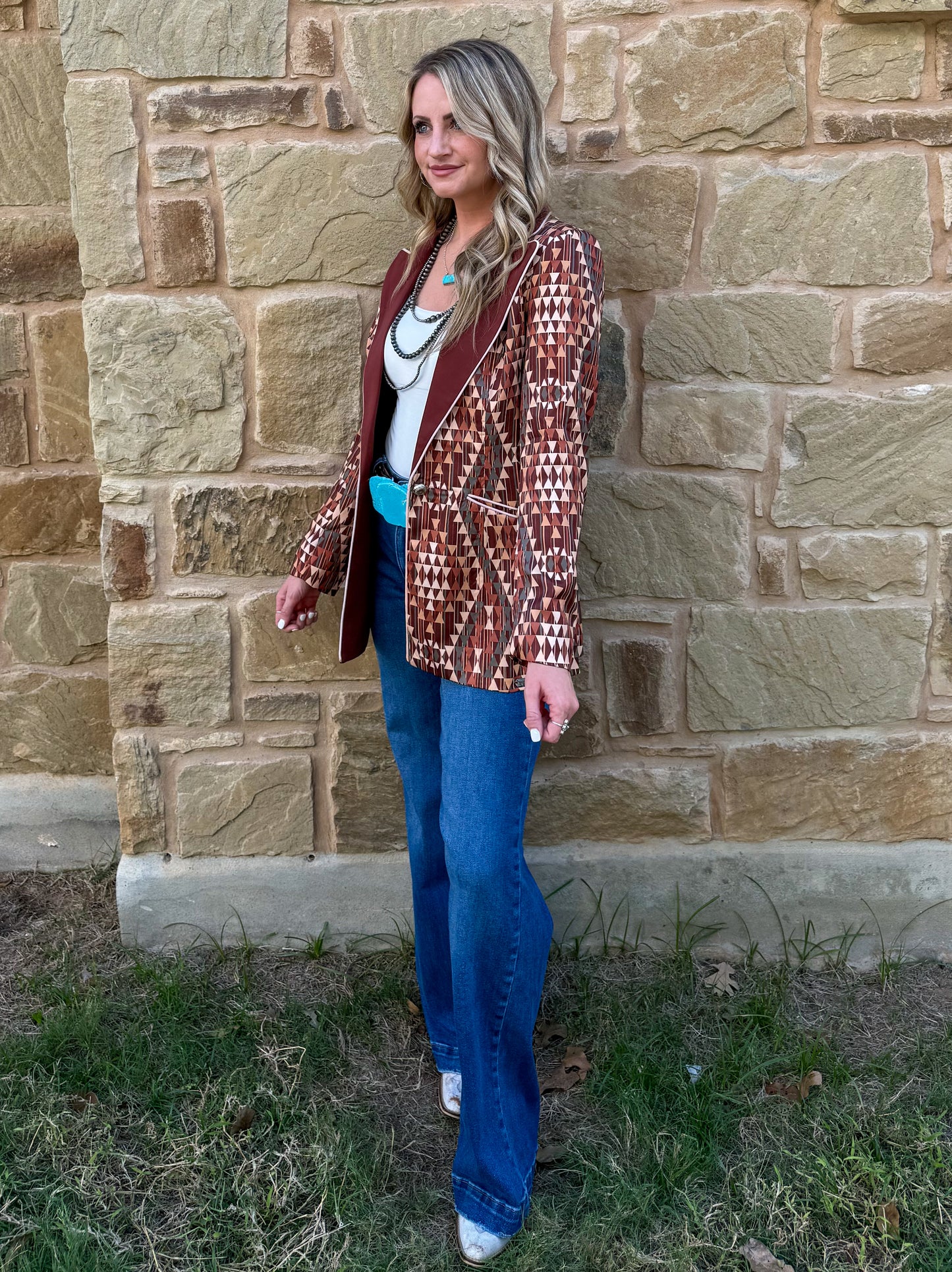 Rodeo Drive Aztec Blazer