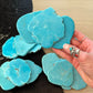 Turquoise Slab Belt Buckle