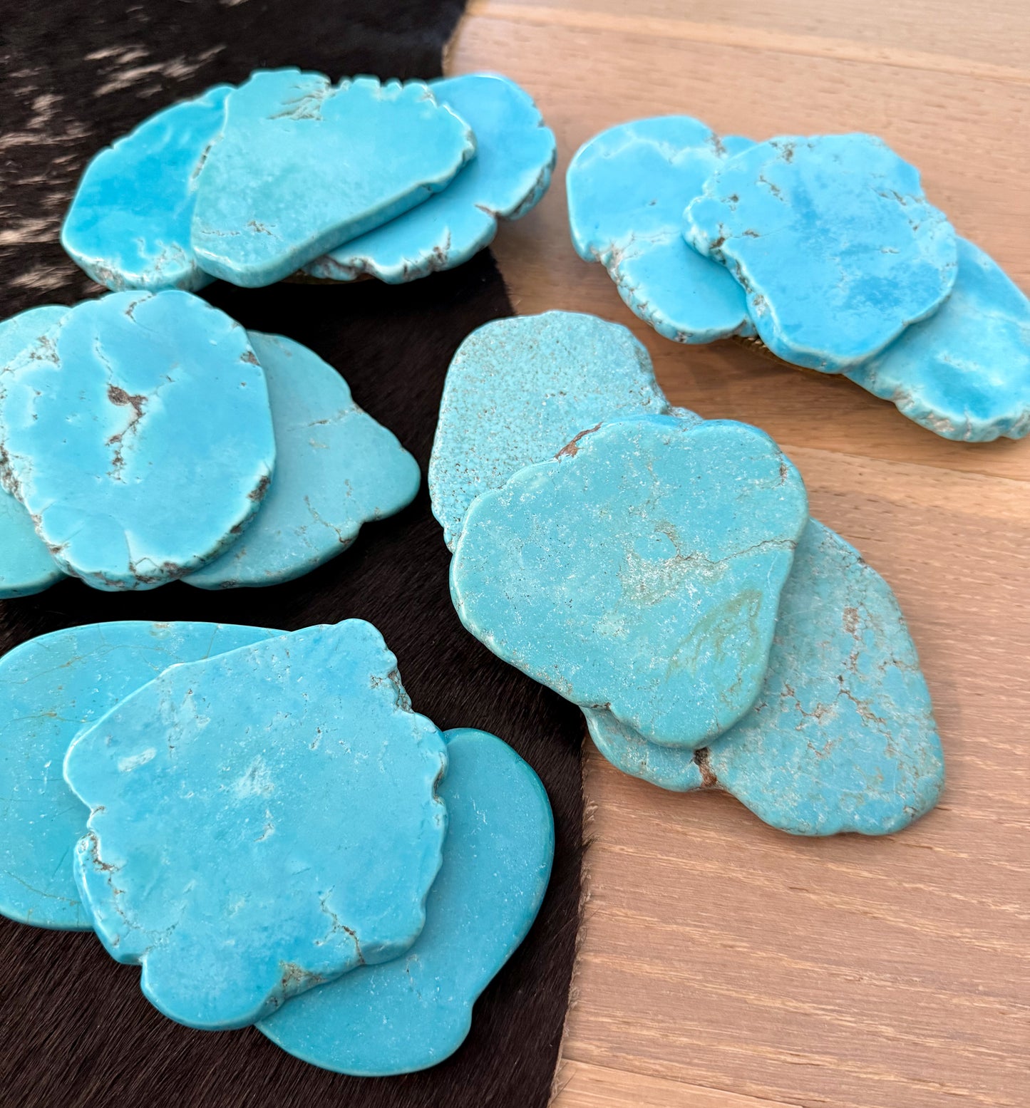 Turquoise Slab Belt Buckle