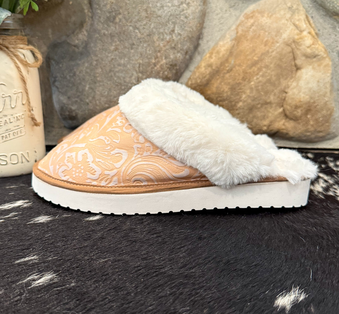 Snowdrift Slippers *Wintry Beige