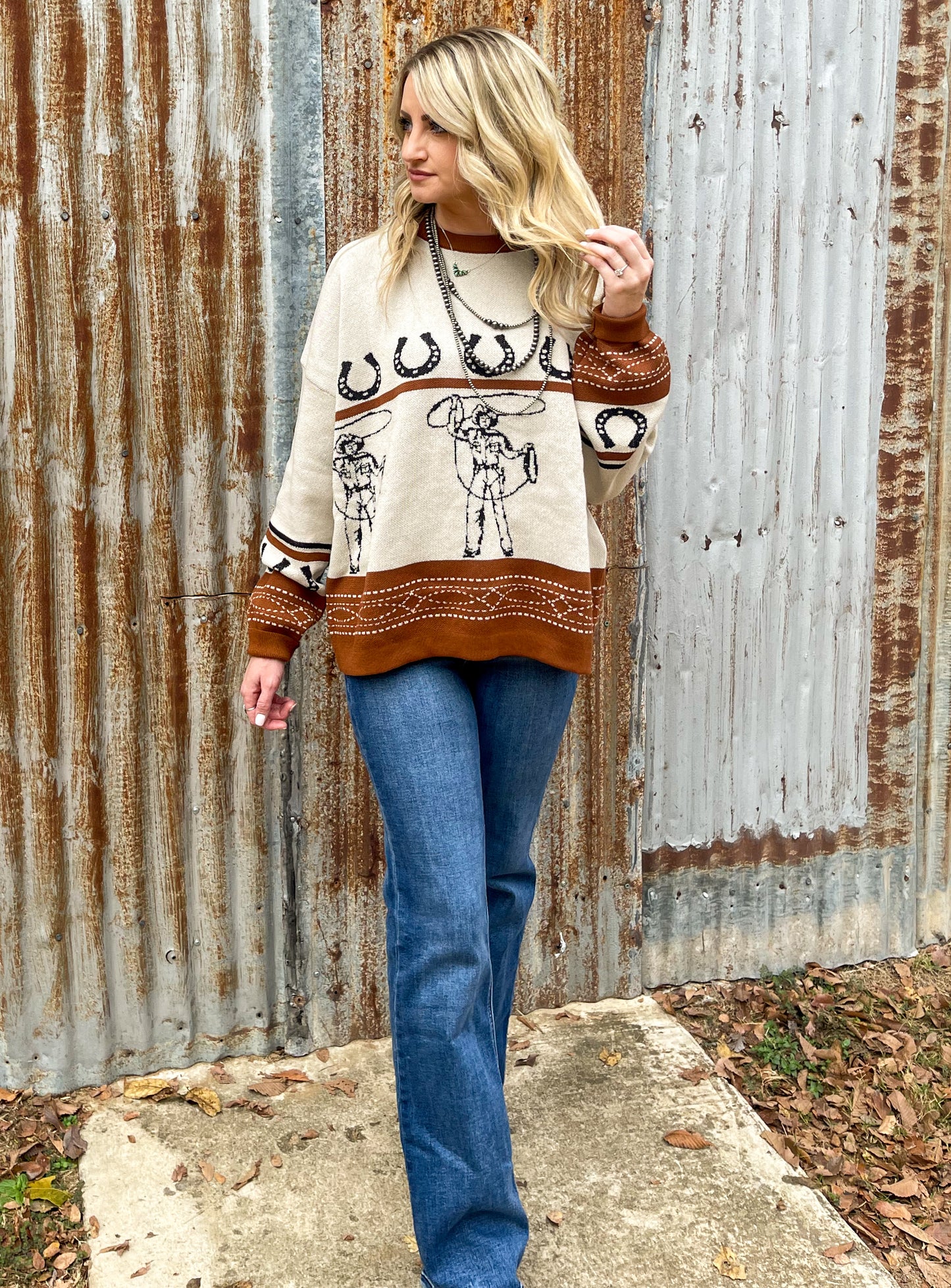 Rootin' Tootin' Cowboy Sweater